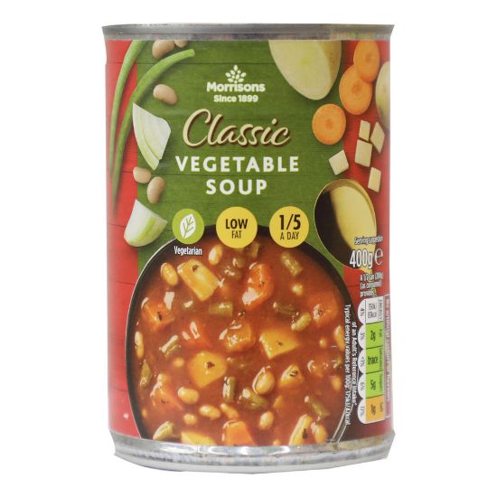 Picture of Morrisons Classic Vegetable Soup 400g(N)