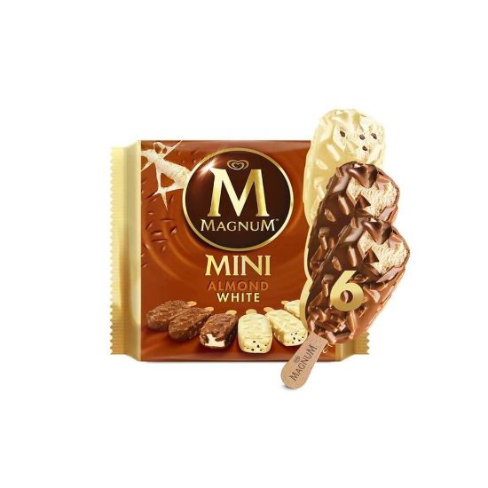 Picture of Magnum White & Almond Mini Ice Cream Stick 6pcs 345ml