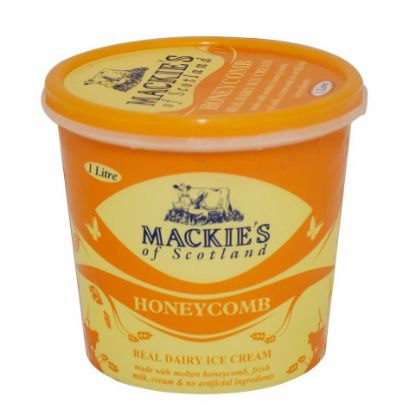 Picture of Mackie's Honey Comb Real Dairy Ice Cream 1Litre