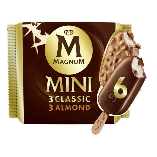 Picture of Magnum Mini Ice Cream Stick Classic Almond 6 x 57ml