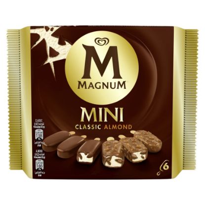 Picture of Magnum Mini Ice Cream Stick Classic Almond 6 x 57ml