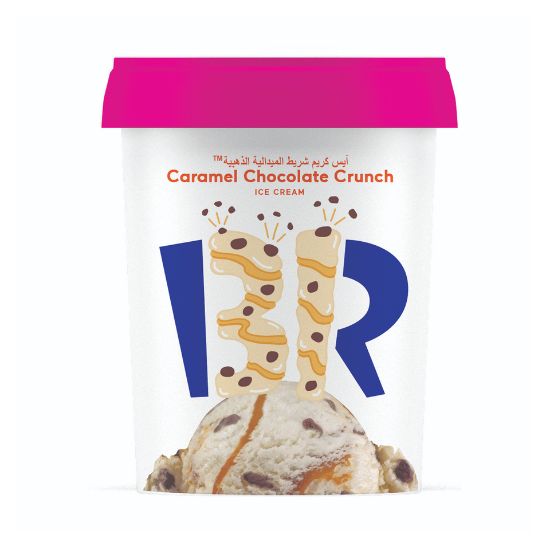 Picture of Baskin Robbins Caramel Chocolate Crunch Ice Cream 1 Litre