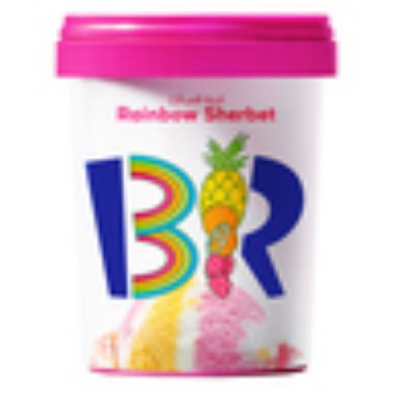 Picture of Baskin Robbins Rainbow Sherbet Ice Cream 1 Litre