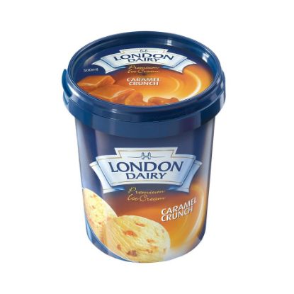 Picture of London Dairy Caramel Crunch Ice Cream 500ml