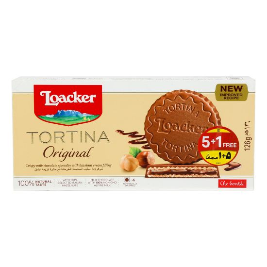 Picture of Loacker Original Tortina 21g 5+1