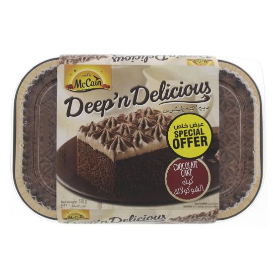 Picture of McCain Deep's Delicious Chocolate Cake Value Pack 510 g