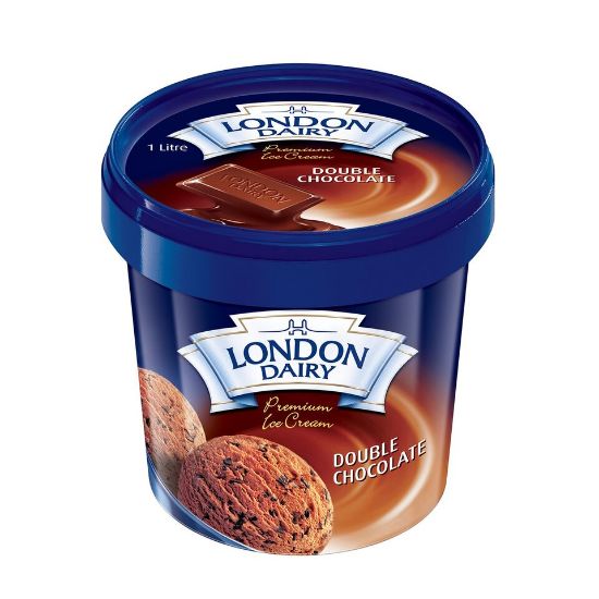 Picture of London Dairy Double Chocolate Ice Cream 1Litre