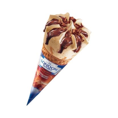 Picture of London Dairy Praline & Cream Ice Cream Cone 120ml