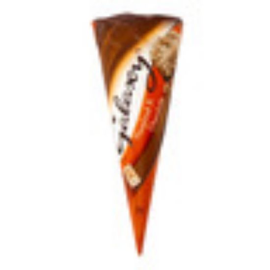 Picture of Galaxy Hazelnut And Chocolate Cone Ice Cream 110ml