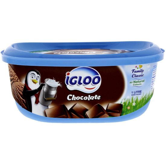 Picture of Igloo Chocolate Ice Cream 1Litre