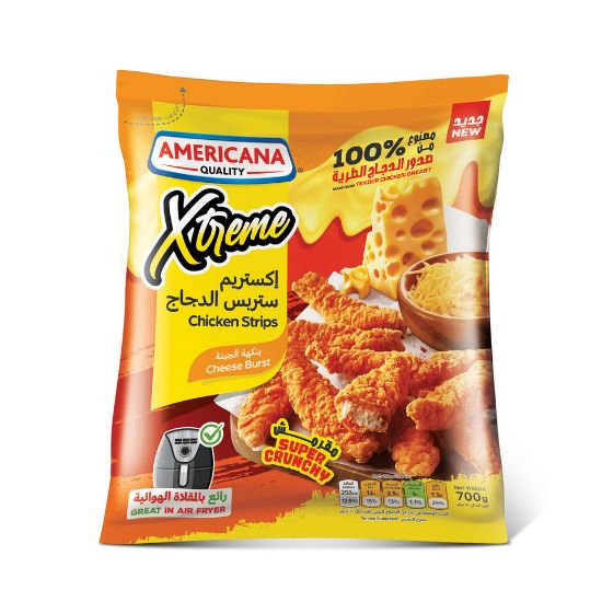 Picture of Americana Xtreme Cheese Chicken Strips 700g(N)