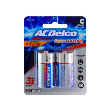 Picture of AC Delco Super Alkaline Battery C 1.5V 2pcs