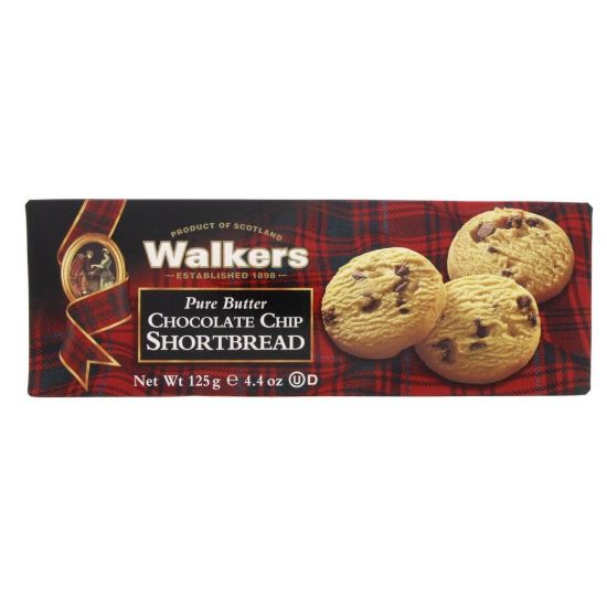 Picture of Walkers Pure Butter Chocolate Chip Shortbread 125g
