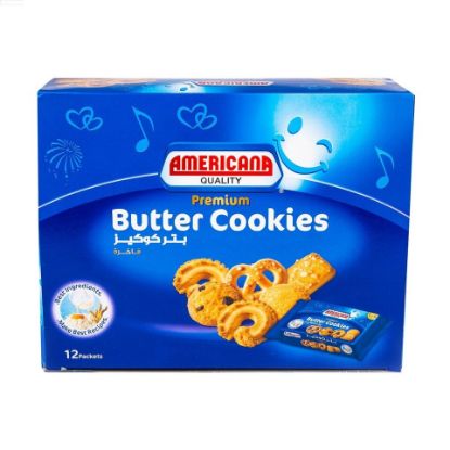 Picture of Americana Premium Butter Cookies 12 x 44g