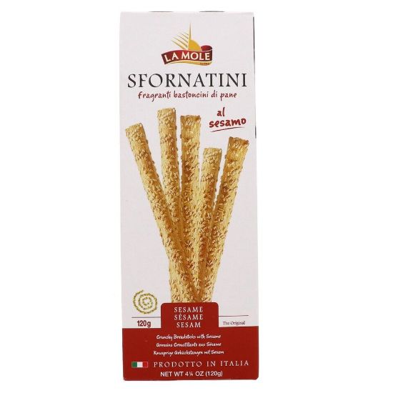 Picture of La Mole Sfornatini Bread Sticks With sesame 120g