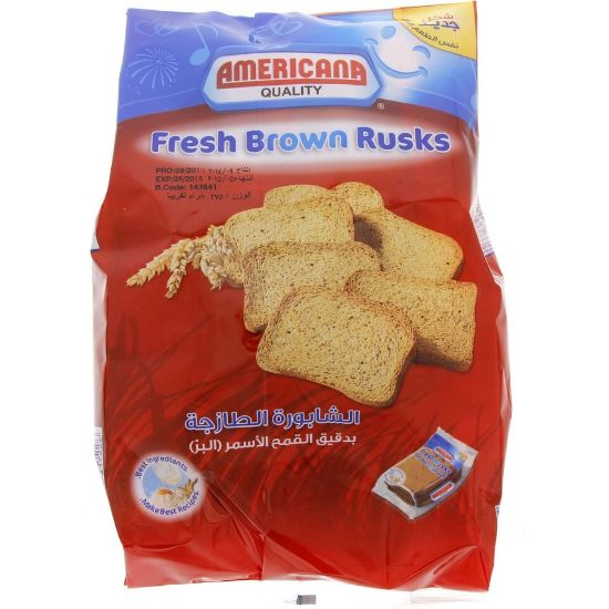 Picture of Americana Fresh Brown Rusks 375g