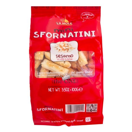 Picture of La Mole Mini Sfornatini Sesame Flavour 100g