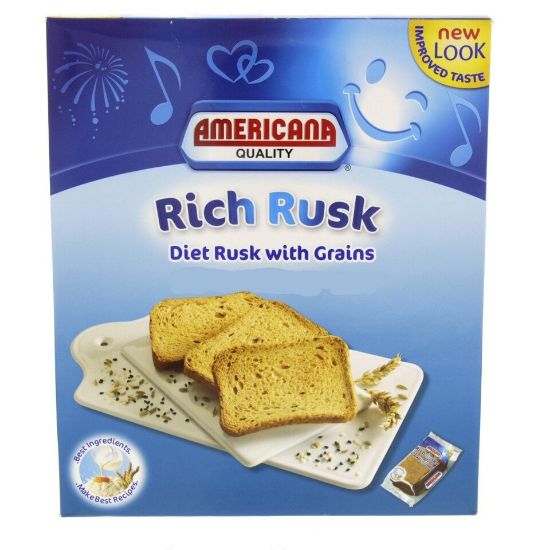 Picture of Americana Rich Rusk Diet With Grains 385g