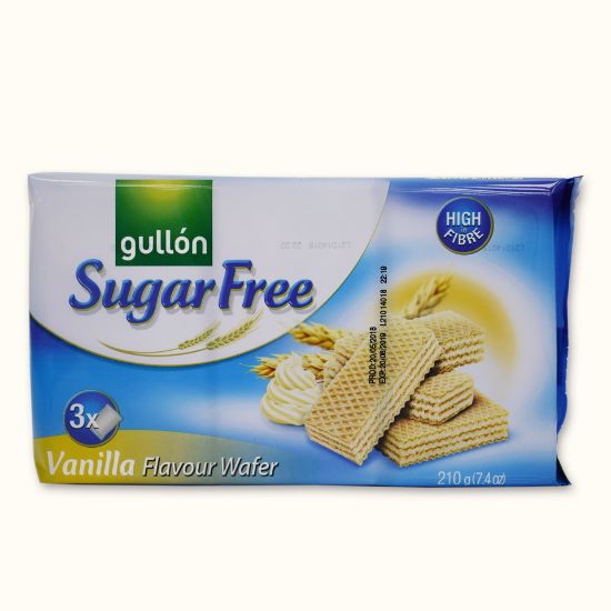 Picture of Gullon Vanilla Wafer Sugar Free 210g