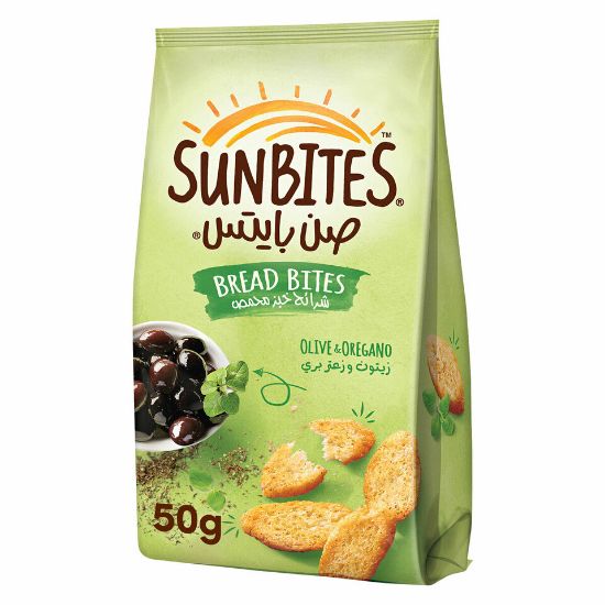 Picture of Sunbites Olive & Oregano Bread Bites 50g