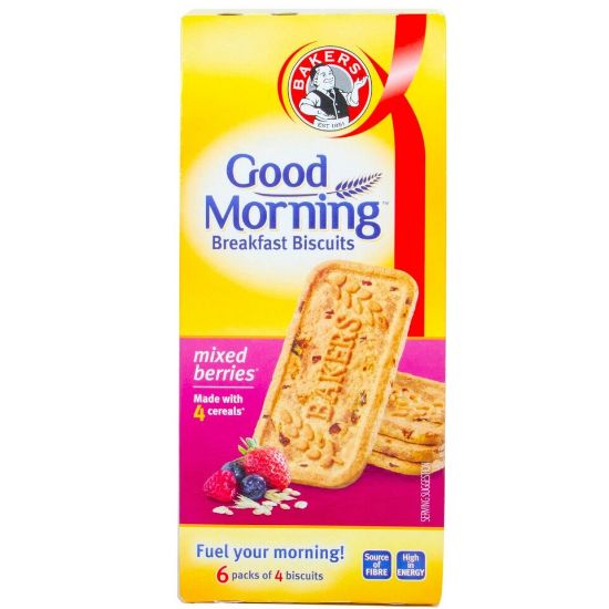 Picture of Bakers Good Morning Breakfast Biscuits With Mixed Berries 6 x 50g