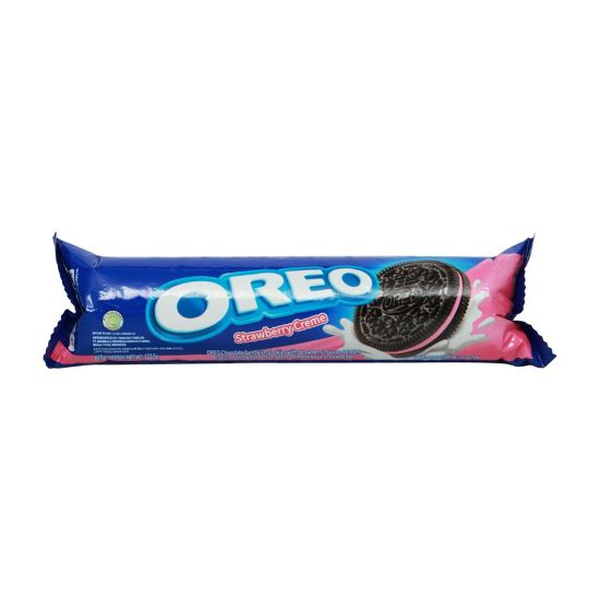 Picture of Oreo Strawberry Creme Sandwich Biscuit 123.5 g