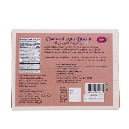 Picture of Karachi Bakery Oatmeal Atta Biscuit 400 g