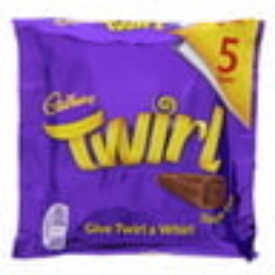 Picture of Cadbury Twirl Single Bars 5 x 21.5 g(N)