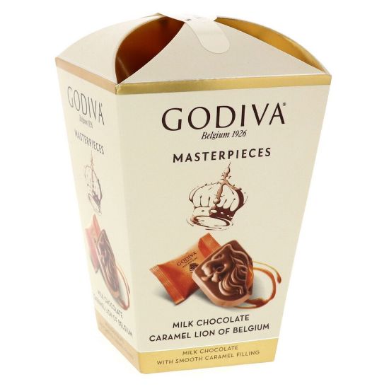 Picture of Godiva Masterpieces Milk Chocolate With Smooth Caramel Filling 119 g(N)