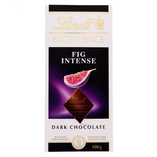 Picture of Lindt Excellence Fig Intense Dark Chocolate 100g(N)