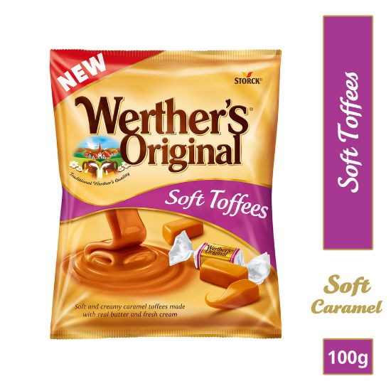 Picture of Storck Werther's Original Soft Caramel Toffees 100g(N)