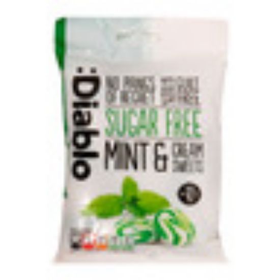 Picture of Diablo Sugar Free Mint & Cream Sweet Candy 75g(N)