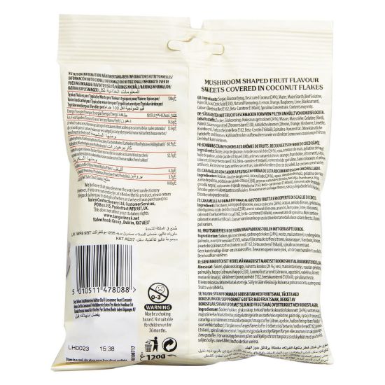 Picture of Taveners Fruit Coconut Mushrooms 120g(N)