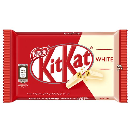 Picture of Kitkat 4 Finger White Chocolate Bar 41.5g(N)