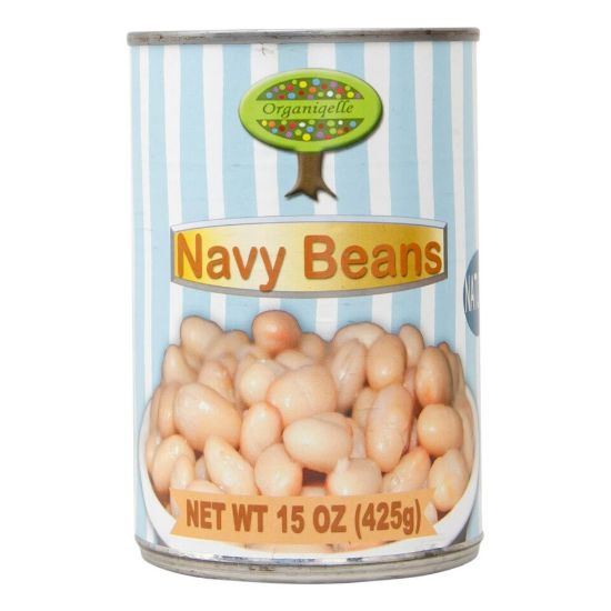 Picture of Organiqelle Natural Navy Beans 425g