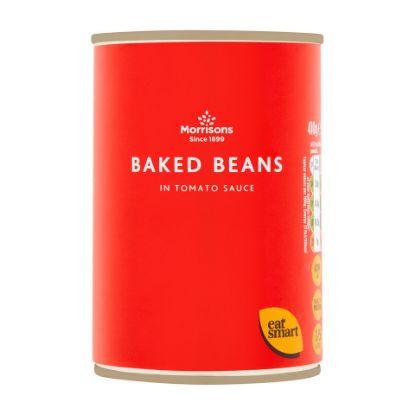 Picture of Morrison's Baked Beans In Tomato Sauce 410g(N)