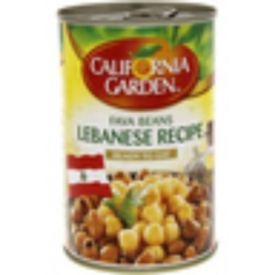 Picture of California Garden Canned Fava Beans Lebanese Recipe 450g