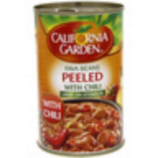 Picture of California Garden Canned Peeled Fava Beans With Chili 450g