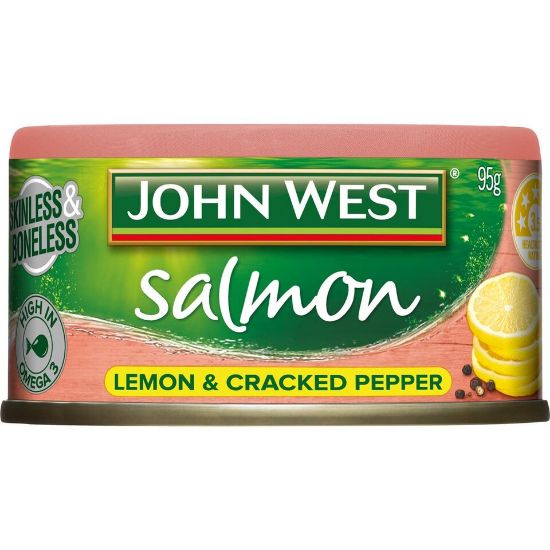 Picture of John West Salmon Lemon & Cracked Pepper 95 g