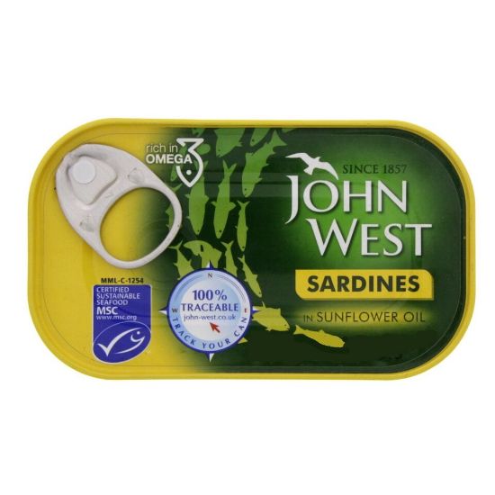 Picture of John West Sardines In Sunflower Oil 120g