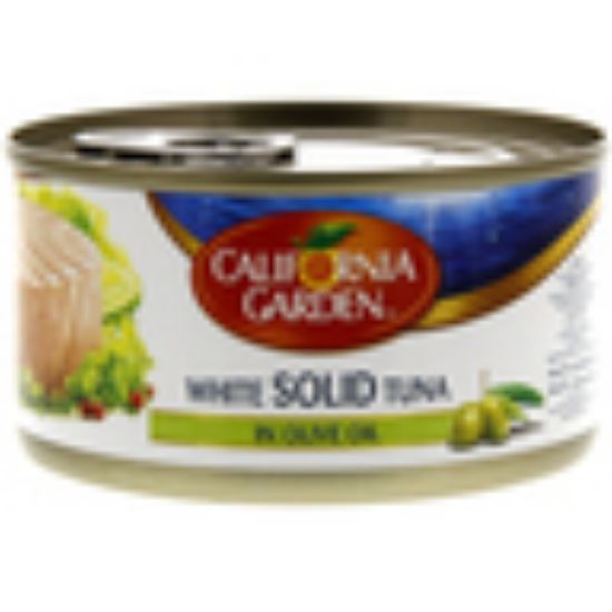 Picture of California Garden Canned White Tuna Solid In Olive Oil 185g