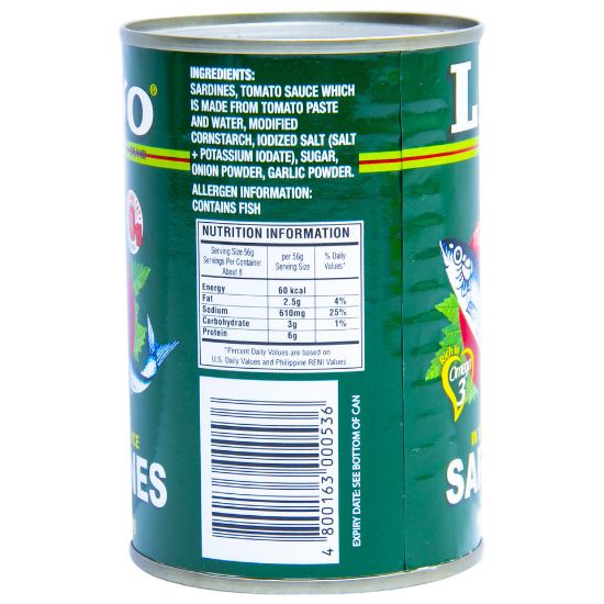 Picture of Ligo Sardines In Tomato Sauce 425g