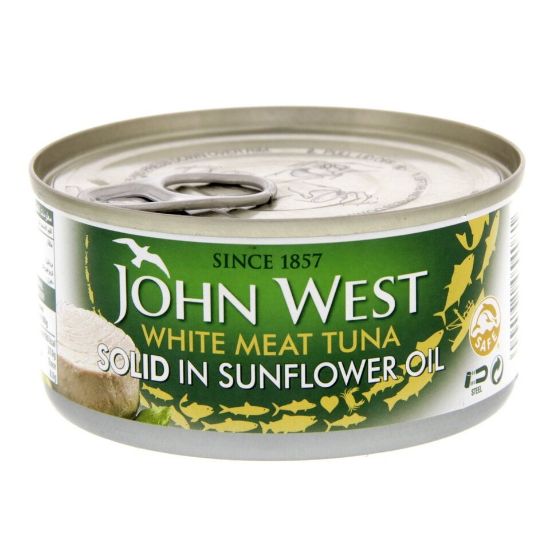 Picture of John West White Meat Tuna Solid In Sunflower Oil 170g