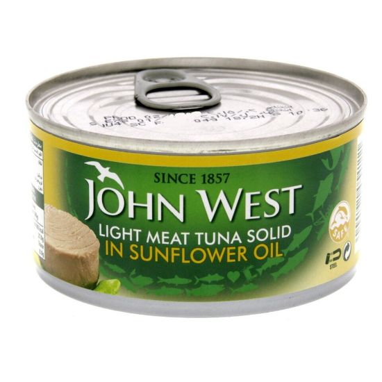 Picture of John West Light Meat Tuna Solid In Sunflower Oil 170g