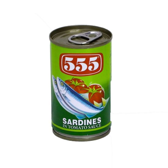 Picture of 555 Sardines In Tomato Sauce 155g