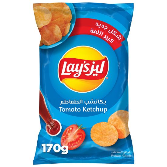 Picture of Lay's Potato Chips Tomato Ketchup 170g