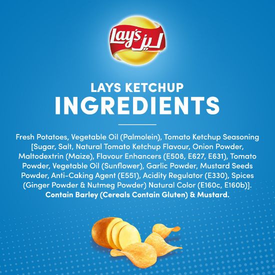 Picture of Lay's Potato Chips Tomato Ketchup 170g