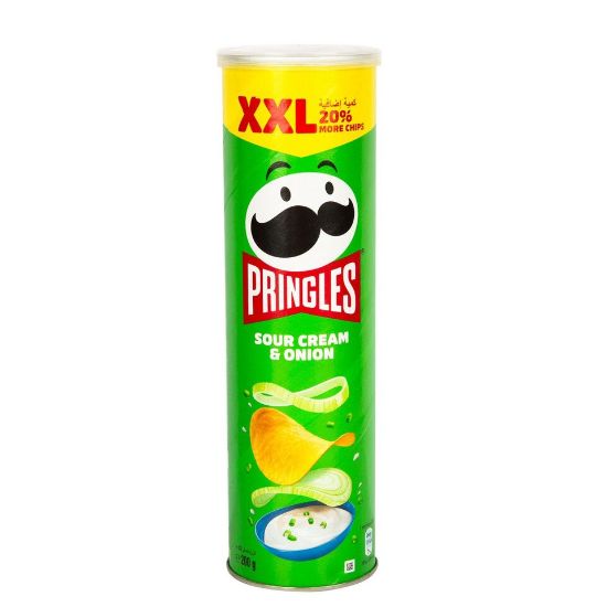 Picture of Pringles XXL Sour Cream And Onion Flavoured Chips 200g