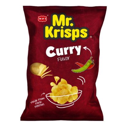 Picture of Mr. Krisps Curry Flavour Potato Chips 25 x 15g