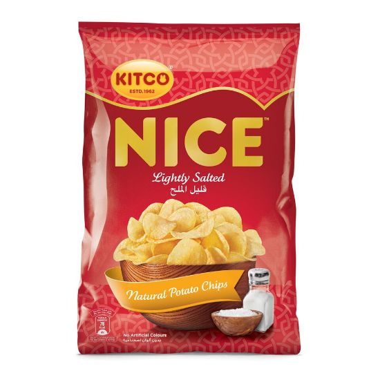 Picture of Kitco Nice Lightly Salted Potato Chips 21 x 14g